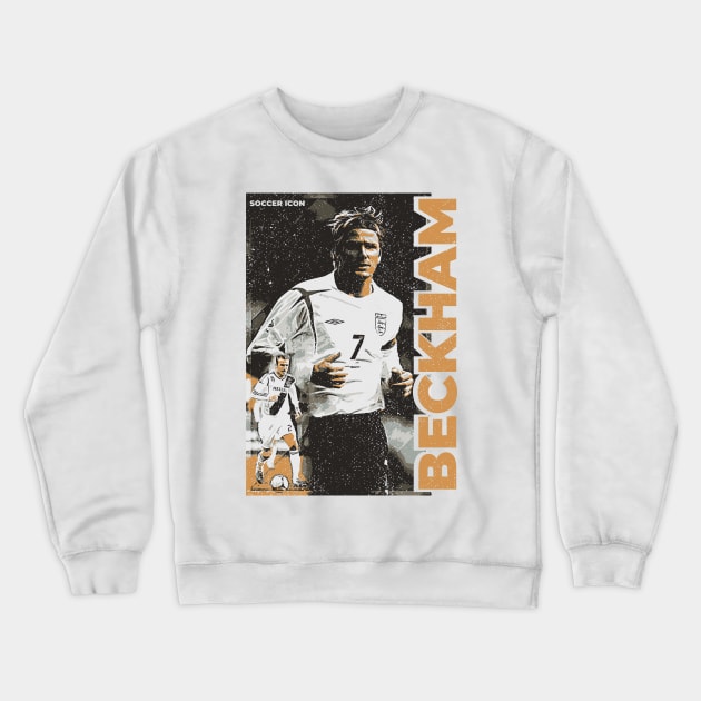 David Beckham - Street Art - Soccer Icons Crewneck Sweatshirt by MIST3R